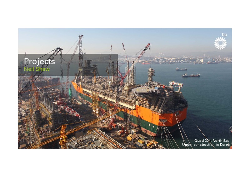 PROJECTS – BP Plc – slide 1