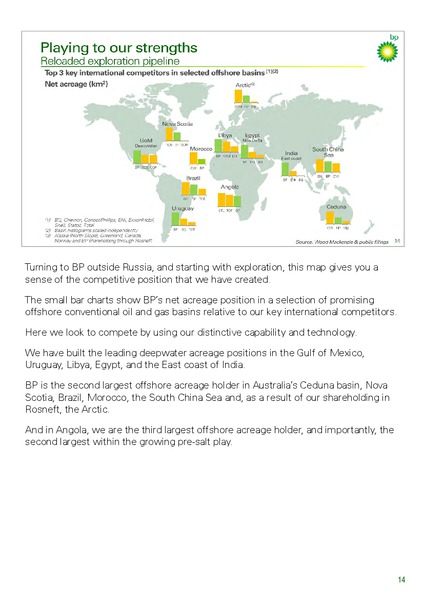 INVESTOR UPDATE – BP Plc – slide 18