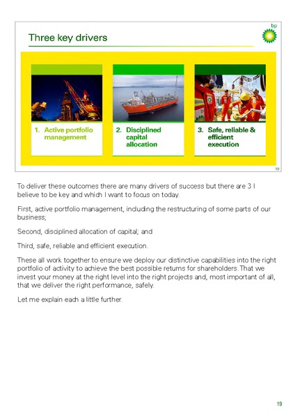 INVESTOR UPDATE – BP Plc – slide 24