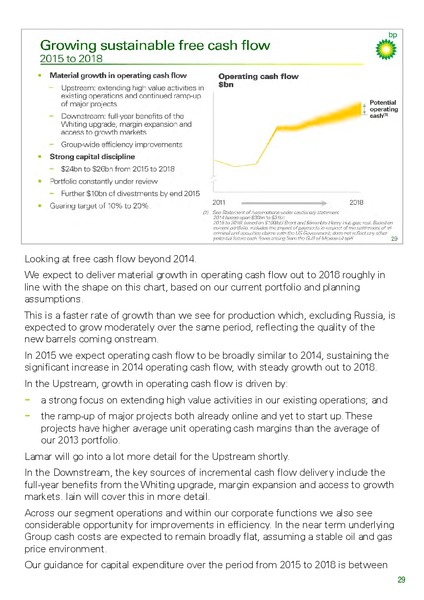 INVESTOR UPDATE – BP Plc – slide 36