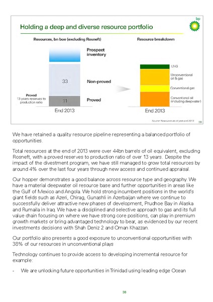 INVESTOR UPDATE – BP Plc – slide 48