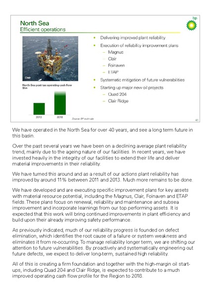 INVESTOR UPDATE – BP Plc – slide 54