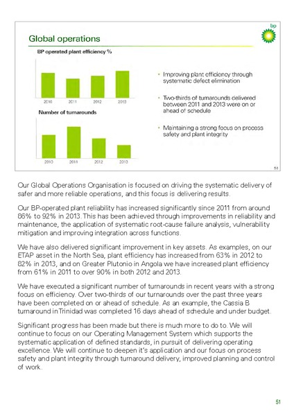 INVESTOR UPDATE – BP Plc – slide 69
