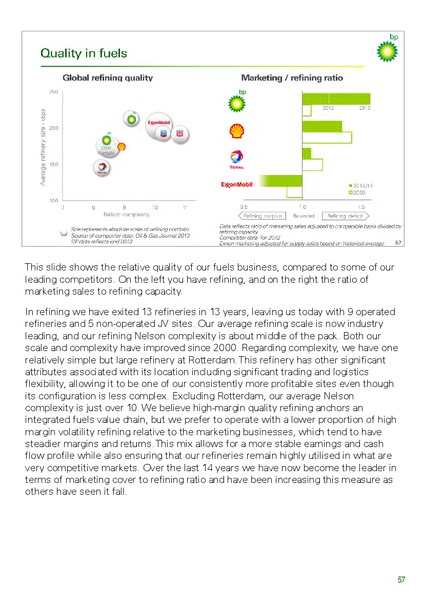 INVESTOR UPDATE – BP Plc – slide 78