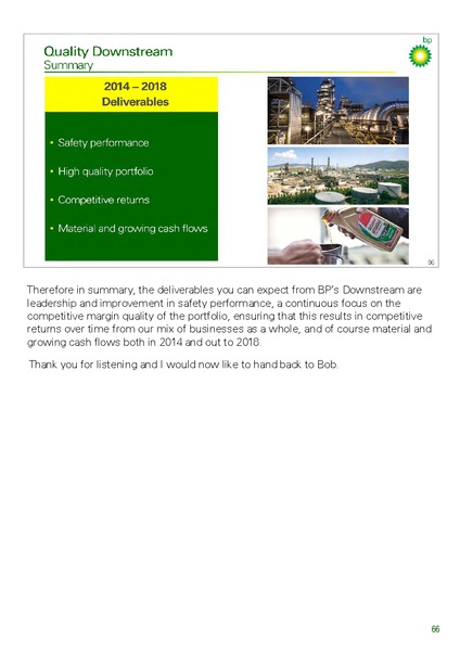 INVESTOR UPDATE – BP Plc – slide 89