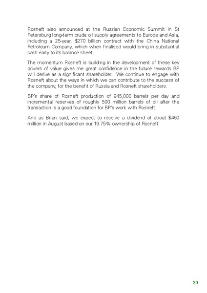 Q2 2013 RESULTS PRESENTATION – BP Plc – slide 24