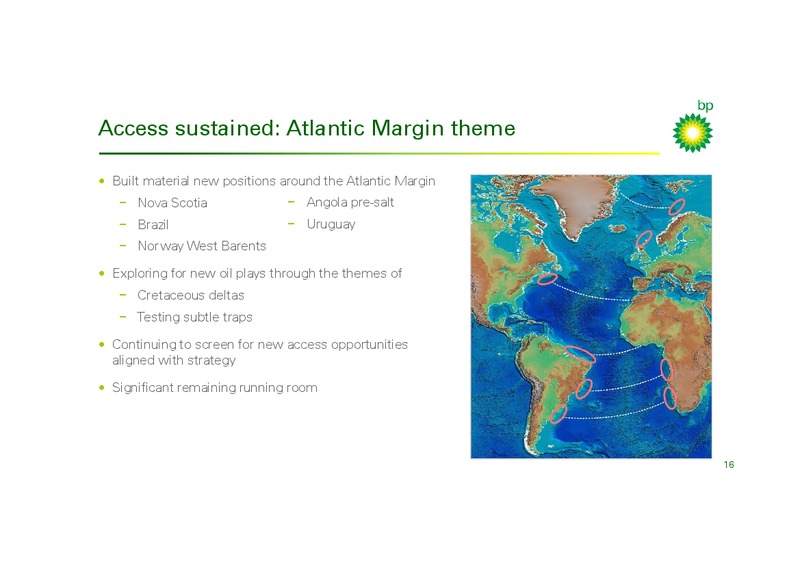 BP EXPLORATION REVIEW – BP Plc – slide 15