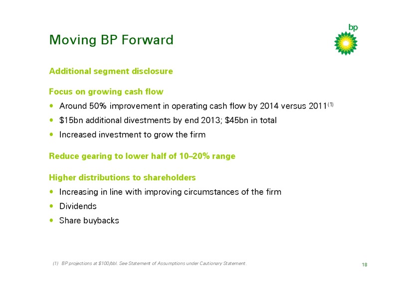 OCTOBER 2011 INVESTOR UPDATE – BP Plc – slide 17