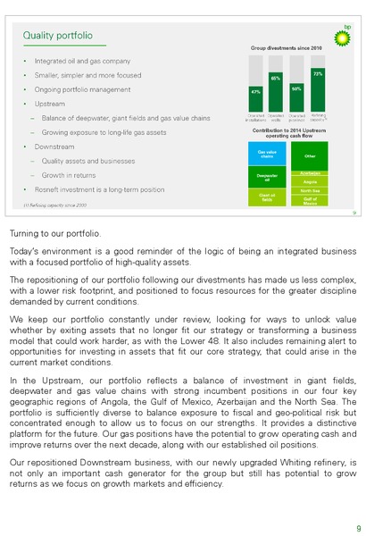 FY 2014 Results – BP Plc – slide 12