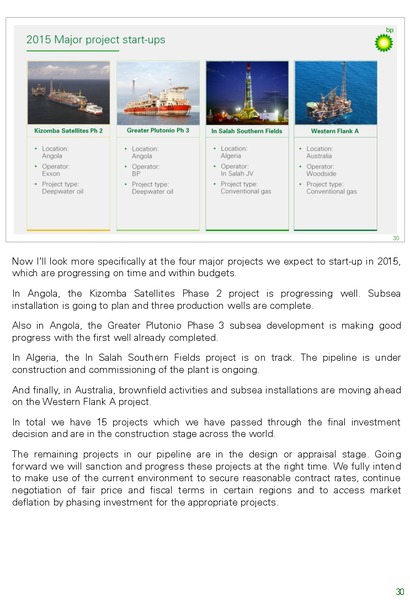 FY 2014 Results – BP Plc – slide 40