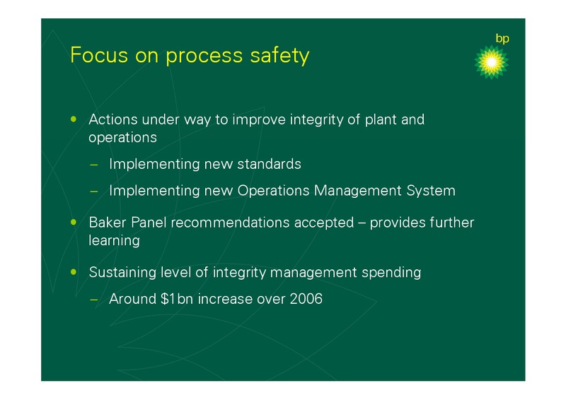 2006 FULL YEAR RESULTS – BP Plc – slide 30