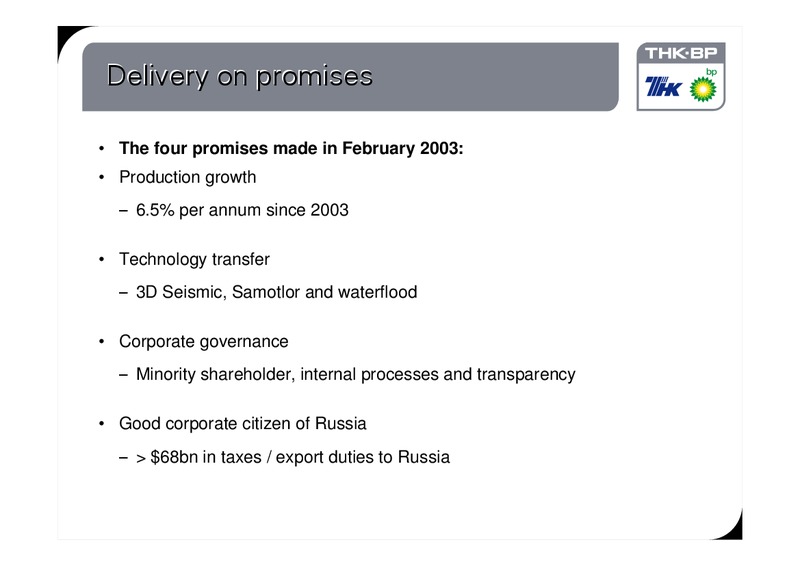 BP STRATEGY PRESENTATION – BP Plc – slide 40