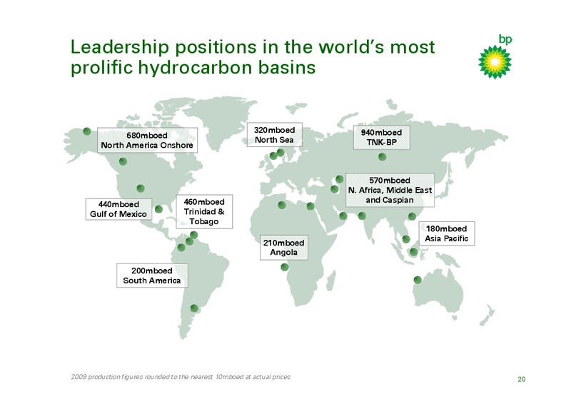MARCH 2010 INVESTOR PRESENTATION – BP Plc – slide 19