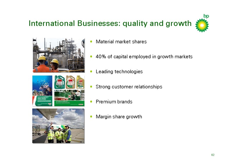 MARCH 2010 INVESTOR PRESENTATION – BP Plc – slide 61
