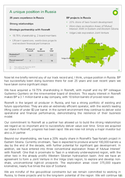 Q3 2015 Investor Presentation – BP Plc – slide 45