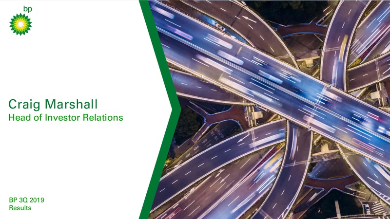 3Q 2019 Earnings Presentation – BP Plc – slide 2
