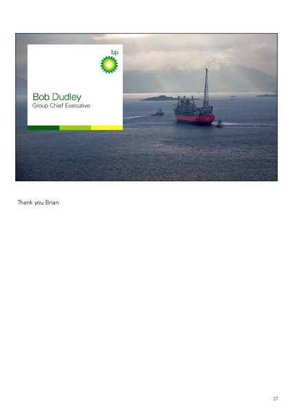 DECEMBER 2012 INVESTOR PRESENTATION – BP Plc – slide 30