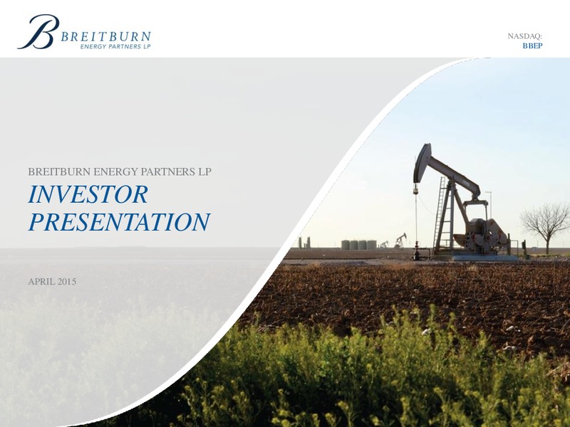 IPAA OGIS NEW YORK – Breitburn Energy Partners L.P. – slide 1