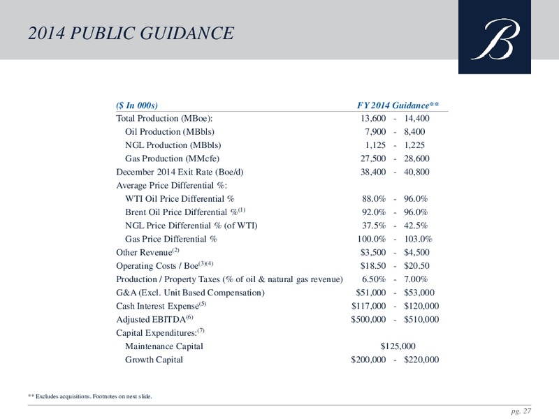 Investor Presentation – Breitburn Energy Partners L.P. – slide 26