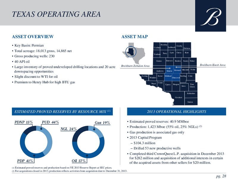 Investor Presentation – Breitburn Energy Partners L.P. – slide 27