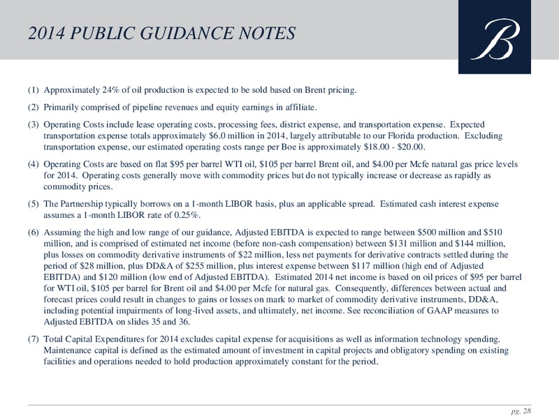 Investor Presentation – Breitburn Energy Partners L.P. – slide 27