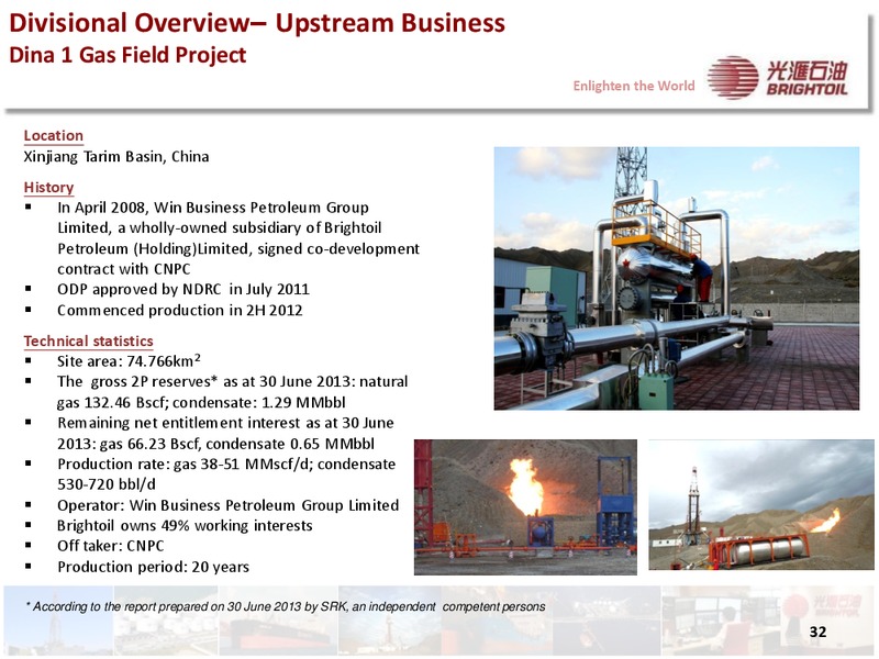 2013 ANNUAL RESULTS PRESENTATION – Brightoil Petroleum Holdings, Ltd. – slide 31