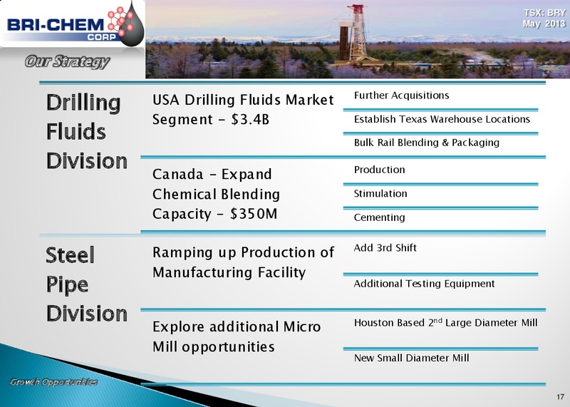 Investor Presentation – Bri-Chem Corp. – slide 16