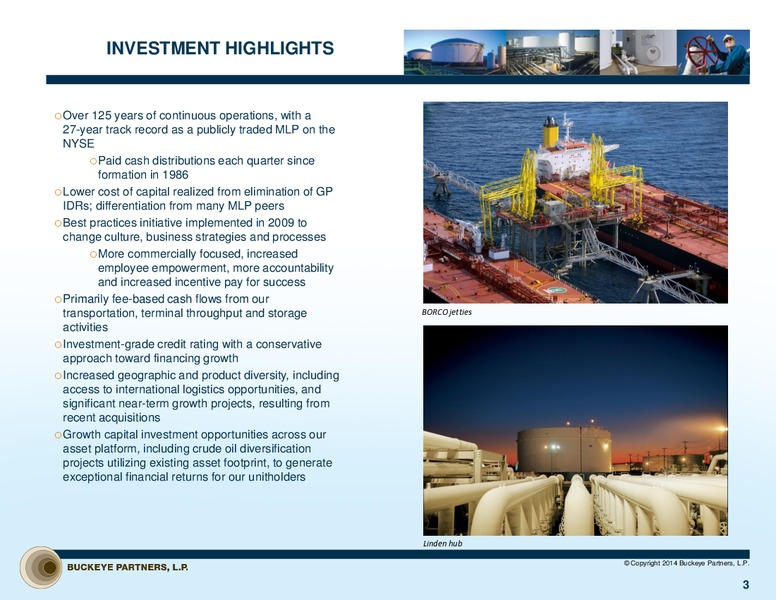 2015 UBS MLP 1x1 Conference – Buckeye Partners Lp – slide 2