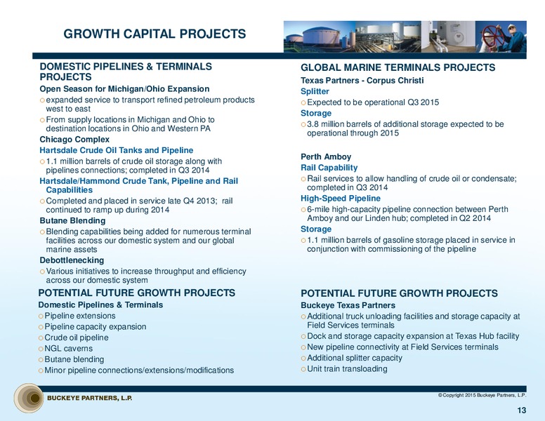 Investor Presentation – Buckeye Partners Lp – slide 12