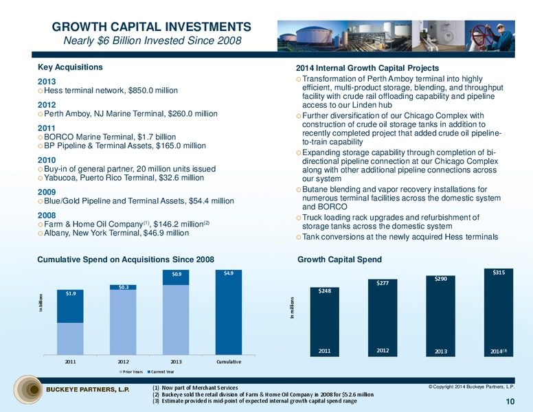 NAPTP Investor Conference – Buckeye Partners Lp – slide 9