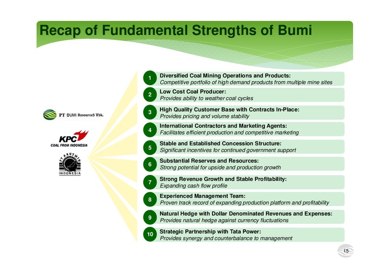 BUMI PRESENTATION – Bumi Armada Berhad – slide 15