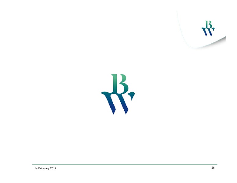 Q4 2011 EARNINGS CALL – Bw Offshore – slide 25