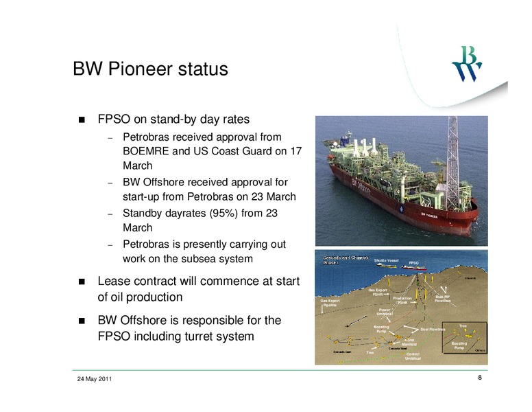 Q1 2011 EARNINGS CALL – Bw Offshore – slide 7