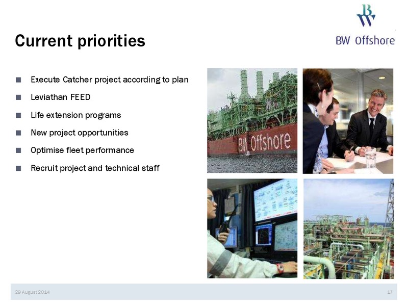 Q2 2014 EARNINGS CALL – Bw Offshore – slide 16