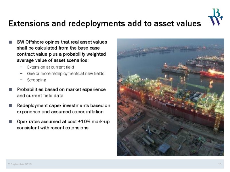 PARETO SECURITIES 20TH ANNUAL OIL & OFFSHORE CONFERENCE – Bw Offshore – slide 10