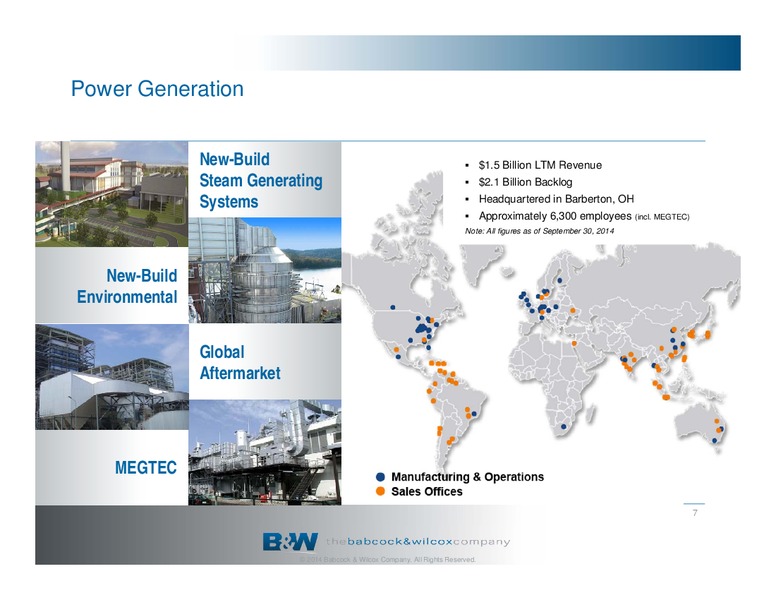COMPANY OVERVIEW – The Babcock & Wilcox Company – slide 6