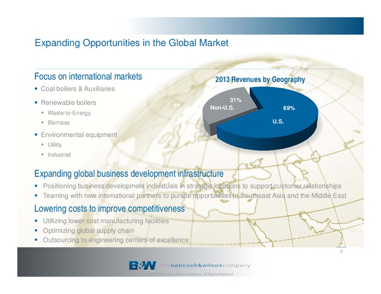 COMPANY OVERVIEW – The Babcock & Wilcox Company – slide 8