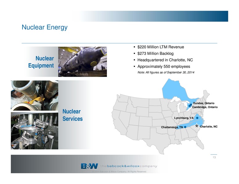 COMPANY OVERVIEW – The Babcock & Wilcox Company – slide 12