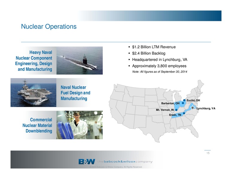 COMPANY OVERVIEW – The Babcock & Wilcox Company – slide 14