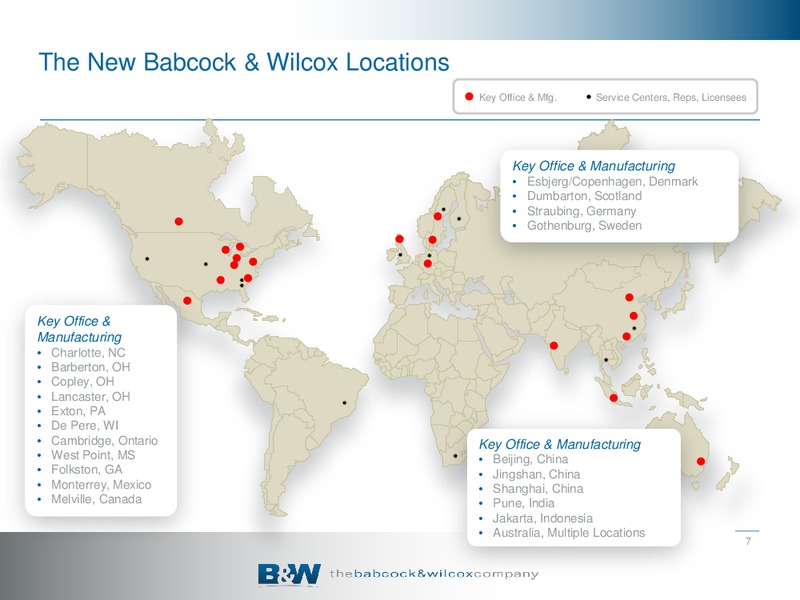 INVESTOR PRESENTATION – The Babcock & Wilcox Company – slide 6