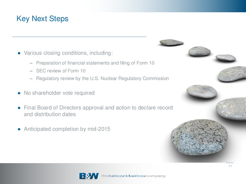 INVESTOR PRESENTATION – The Babcock & Wilcox Company – slide 10