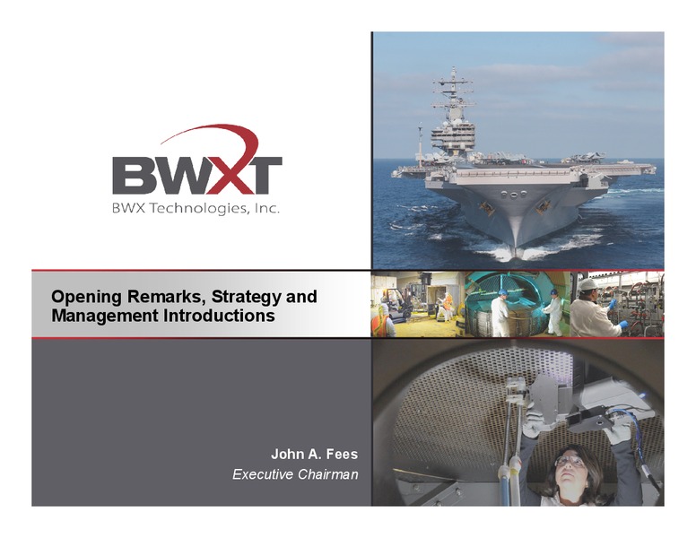 JUNE 2015 INVESTOR PRESENTATION – Babcock & Wilcox Company – slide 4