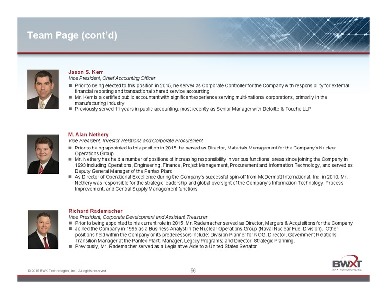 JUNE 2015 INVESTOR PRESENTATION – Babcock & Wilcox Company – slide 55