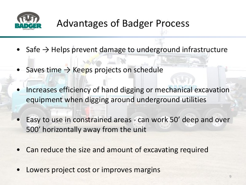May 2015 Corporate Presentation – Badger Daylighting Ltd. – slide 8