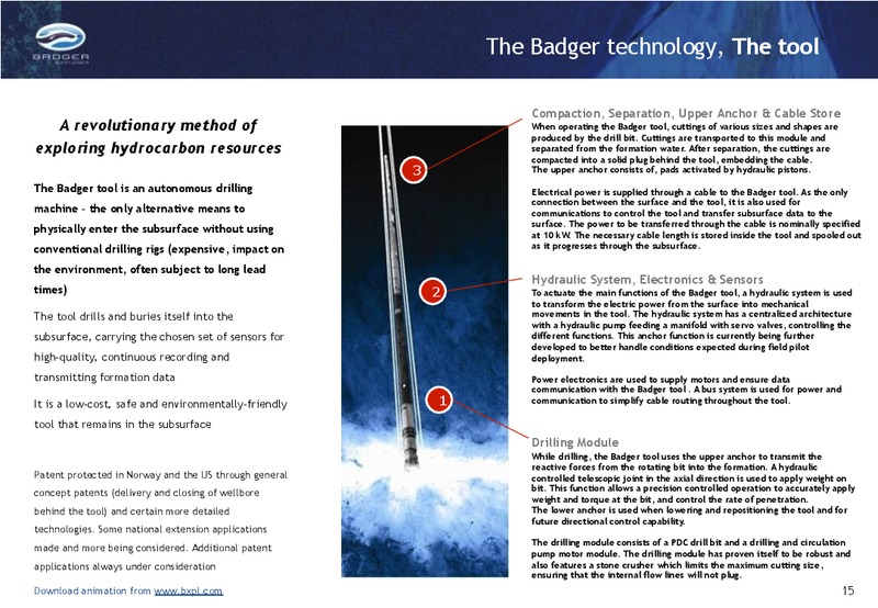 Q4 2011 RESULTS – Badger Explorer – slide 15