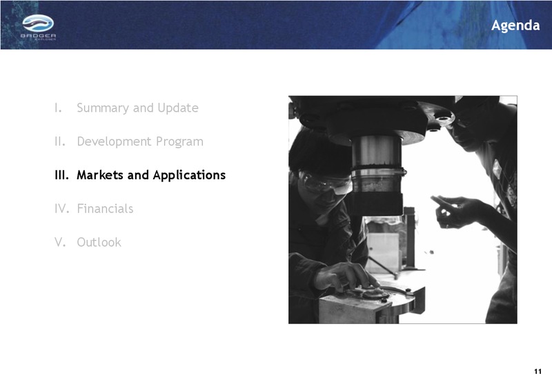 Q2 H1 2013 INVESTOR PRESENTATION – Badger Explorer – slide 11