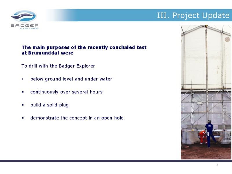 Q3 2010 RESULTS – Badger Explorer – slide 6