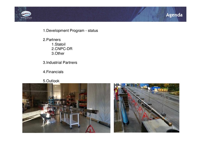 Q3 2015 Earnings Call – Badger Explorer – slide 2