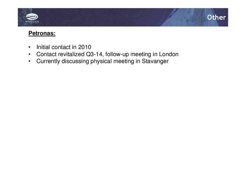 Q3 2015 Earnings Call – Badger Explorer – slide 13