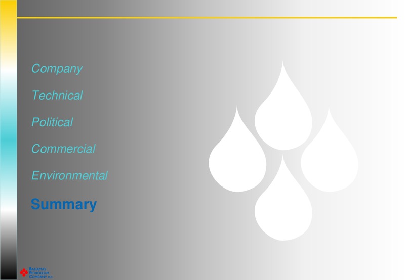 March 2012 Investor Presentation – Bahamas Petroleum – slide 22